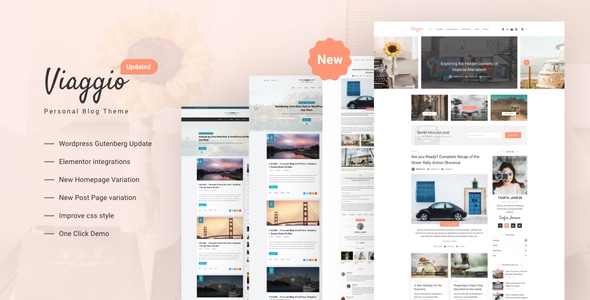 Viaggio - Personal WordPress Blog Theme Logo